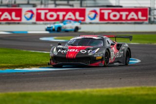 #1 Ferrari 488 GT3 of Martin Fuentes, Rodrigo Baptista, Squadra Corse, GT3 TBC, IN, Indianapolis, Indianapolis Motor Speedway, SRO, September 2020.
 | Fabian Lagunas/SRO