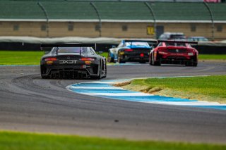 #63 Mercedes AMG GT3 of David Askew, Ryan Dalziel, and Ben Keating, DXDT Racing, GT3 Pro-Am, IN, Indianapolis, Indianapolis Motor Speedway, SRO, September 2020.
 | Fabian Lagunas/SRO