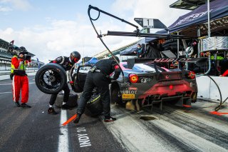 #1 Ferrari 488 GT3 of Martin Fuentes, Rodrigo Baptista, Squadra Corse, GT3 TBC, IN, Indianapolis, Indianapolis Motor Speedway, SRO, September 2020.
 | Fabian Lagunas/SRO