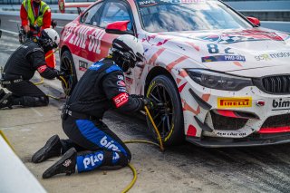 #82 BMW M4 GT4 of James Clay, Chandler Hull, and Bill Auberlen, Bimmerworld, GT4, IN, Indianapolis, Indianapolis Motor Speedway, SRO, September 2020.
 | Fabian Lagunas/SRO