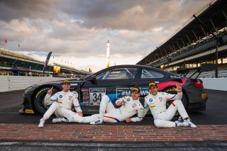 #34 BMW M6 GT3 of Nicky Catsburg, Connor De Phillippi, and Augusto Farfus, Walkenhorst Motorsport, GT3 Overall, IN, Indianapolis, Indianapolis Motor Speedway, SRO, September 2020.
 | Fabian Lagunas/SRO