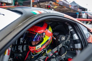 #1 Ferrari 488 GT3 of Martin Fuentes, Rodrigo Baptista, Squadra Corse, GT3 TBC, SRO, Indianapolis Motor Speedway, Indianapolis, IN, September 2020.
 | Regis Lefebure/SRO                                       