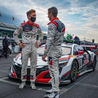 #30 Acura-Honda NSX GT3 Evo of Mario Farnbacher, Dane Cameron, and Renger van der Zande, Team Honda Racing, GT3 Overall, SRO, Indianapolis Motor Speedway, Indianapolis, IN, September 2020.
 | Regis Lefebure/SRO                                       