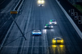 #6 Ferrari 488 GT3 of Trevor Baek, Jeff Westphal and Ryan Briscoe, Vital Speed, GT3 Overall, SRO, Indianapolis Motor Speedway, Indianapolis, IN, September 2020.
 | Regis Lefebure/SRO                                       