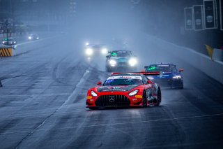 #04 Mercedes AMG GT3 of George Kurtz, Colin Braun and Richard Hesitand, DXDT Racing, GT3 Pro-Am, SRO, Indianapolis Motor Speedway, Indianapolis, IN, September 2020.
 | Regis Lefebure/SRO                                       