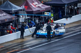 #20 Porsche 911 GT3 R of Fred Poordad, Max Root and Jan Heylen, Wright Motorsports/Robert Viglione, GT3 Silver CupSRO, Indianapolis Motor Speedway, Indianapolis, IN, September 2020.
 | Regis Lefebure/SRO                                       