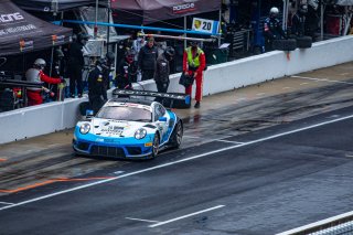 #20 Porsche 911 GT3 R of Fred Poordad, Max Root and Jan Heylen, Wright Motorsports/Robert Viglione, GT3 Silver CupSRO, Indianapolis Motor Speedway, Indianapolis, IN, September 2020.
 | Regis Lefebure/SRO                                       