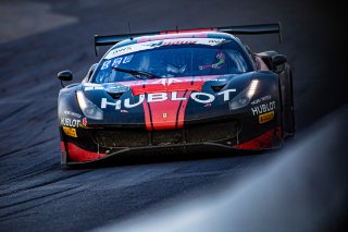 #1 Ferrari 488 GT3 of Martin Fuentes, Rodrigo Baptista, Squadra Corse, GT3 TBC, SRO, Indianapolis Motor Speedway, Indianapolis, IN, September 2020.
 | Regis Lefebure/SRO                                       