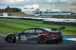 #34 BMW M6 GT3 of Nicky Catsburg, Connor De Phillippi, and Augusto Farfus, Walkenhorst Motorsport, GT3 Overall, SRO, Indianapolis Motor Speedway, Indianapolis, IN, September 2020.
 | Regis Lefebure/SRO                                       