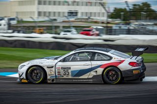 #35 BMW M6 GT3 of Martin Tomczyck, Nicholas Yelloly, and David Pittard, Walkenhorst Motorsport, GT3 Overall, SRO, Indianapolis Motor Speedway, Indianapolis, IN, September 2020.
 | Regis Lefebure/SRO                                       