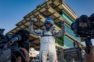 #34 BMW M6 GT3 of Nicky Catsburg, Connor De Phillippi, and Augusto Farfus, Walkenhorst Motorsport, GT3 Overall, SRO, Indianapolis Motor Speedway, Indianapolis, IN, September 2020.
 | Regis Lefebure/SRO                                       