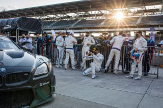 #34 BMW M6 GT3 of Nicky Catsburg, Connor De Phillippi, and Augusto Farfus, Walkenhorst Motorsport, GT3 Overall, SRO, Indianapolis Motor Speedway, Indianapolis, IN, September 2020.
 | Regis Lefebure/SRO                                       