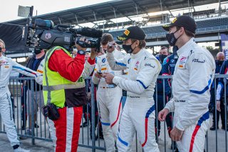#34 BMW M6 GT3 of Nicky Catsburg, Connor De Phillippi, and Augusto Farfus, Walkenhorst Motorsport, GT3 Overall, SRO, Indianapolis Motor Speedway, Indianapolis, IN, September 2020.
 | Regis Lefebure/SRO                                       