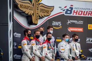 #30 Acura-Honda NSX GT3 Evo of Mario Farnbacher, Dane Cameron, and Renger van der Zande, Team Honda Racing, GT3 Overall, SRO, Indianapolis Motor Speedway, Indianapolis, IN, September 2020.
 | Regis Lefebure/SRO                                       