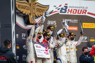 #34 BMW M6 GT3 of Nicky Catsburg, Connor De Phillippi, and Augusto Farfus, Walkenhorst Motorsport, GT3 Overall, SRO, Indianapolis Motor Speedway, Indianapolis, IN, September 2020.
 | Regis Lefebure/SRO                                       