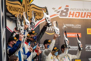 #82 BMW M4 GT4 of James Clay, Chandler Hull, and Bill Auberlen, Bimmerworld, GT4, SRO, Indianapolis Motor Speedway, Indianapolis, IN, September 2020.
 | Regis Lefebure/SRO                                       