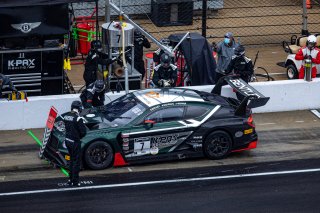 #7 Bentley Continental GT3 of Jules Gounon, Maxime Soulte, and Jordan Pepper, K-Pax Racing, GT3 OverallSRO, Indianapolis Motor Speedway, Indianapolis, IN, September 2020.
 | Regis Lefebure/SRO                                       