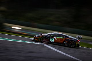 #63 Orange 1 FFF Racing Team CHN Lamborghini Huracan GT3 Evo - - Mirko Bortolotti ITA Marco Mapelli ITA Andrea Caldarelli ITA Pro Cup IGTC, Night Practice
 | SRO / Kevin Pecks