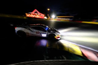 #93 SKY - Tempesta Racing GBR Ferrari 488 GT3 Matteo Cressoni ITA Chris Froggatt GBR Jonathan Hui HKG Eddie Cheever ITA Pro-Am Cup IGTC, Night Practice
 | SRO / Dirk Bogaerts Photography