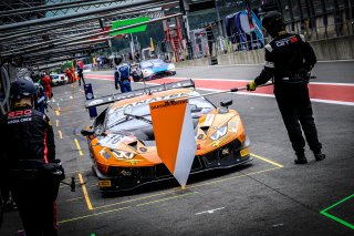 #16 GRT Grasser Racing Team AUT Lamborghini Huracan GT3 Evo Alberto Maria Di Folco ITA Clemens Schmid AUT Tim Zimmermann DEU Kikko Galbiati ITA Silver Cup IGTC, Free Practice, Pitlane
 | SRO / Dirk Bogaerts Photography