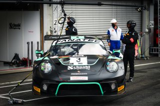 #3 Schnabl Engineering DEU Porsche 911 GT3-R (991.II) - - Fred Makowiecki FRA Dennis Olsen NOR Michael Christensen DNK Pro Cup IGTC, Pitlane, Pre-Qualifying
 | SRO / Patrick Hecq Photography