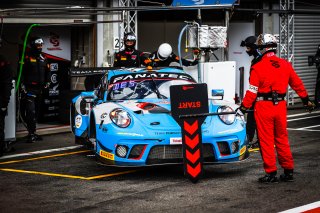 #61 EBM Giga Racing MYS Porsche 911 GT3-R (991.II) Adrian Henry D' Silva MYS Reid Harker NZL Will Bamber NZL Carlos Rivas LUX Pro-Am Cup IGTC, Pitlane, Pre-Qualifying
 | SRO / Patrick Hecq Photography