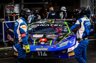 #14 Emil Frey Racing CHE Lamborghini Huracan GT3 Evo - - Alex Fontana CHE Rolf Ineichen CHE Ricardo Feller CHE Silver Cup IGTC, Pitlane, Pre-Qualifying
 | SRO / Patrick Hecq Photography