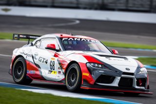 GT4, IN, Indianapolis, Indianapolis Motor Speedway, Intercontinental GT Challenge, John Geesbreght and Jack Hawksworth, October 2021#68 Toyota GR Supra GT4 of Kevin Conway, SRO, Smooge Racing, USA
 | Fabian Lagunas/SRO