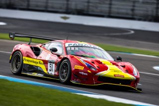 AF Corse - Francorchamps Motors, GT3 Overall\, IN, Indianapolis, Indianapolis Motor Speedway, Intercontinental GT Challenge, Nicklas Nielsen and Come Ledogar, October 2021#51 Ferrari 488 GT3 of Alessandro Pierguidi, SRO, USA
 | Fabian Lagunas/SRO