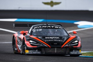 GT3 Pro Am\, IN, Inception Racing, Indianapolis, Indianapolis Motor Speedway, Intercontinental GT Challenge, Kevin Madsen and Ollie Millroy, October 2021#70 McLaren 720 S GT3 of Brendan Iribe, SRO, USA
 | Fabian Lagunas/SRO