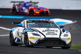 Andrew Davis and Trent Hindman, GMG Racing, GT4\, IN, Indianapolis, Indianapolis Motor Speedway, Intercontinental GT Challenge, October 2021#2 Aston Martin Vantage GT4 of Jason Bell, SRO, USA
 | Fabian Lagunas/SRO