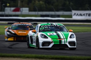 Black Swan Racing, GT4\, IN, Indianapolis, Indianapolis Motor Speedway, Intercontinental GT Challenge, Jeroen Bleekemolen and Sebastian Bleekemolen, October 2021#54 Porsche 718 Cayman GT4 CS MR of Tim Pappas, SRO, USA
 | Fabian Lagunas/SRO