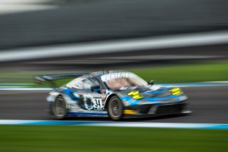 GMG Racing, GT3 Pro Am\, IN, Indianapolis, Indianapolis Motor Speedway, Intercontinental GT Challenge, James Sofronas and Dennis Olsen, October 2021#34 Porsche GT3-R (991.ii) of Kyle Washington, SRO, USA
 | Fabian Lagunas/SRO