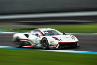 AF Corse, Conrad Grunewald and Mark Kvamme, GT3 Am\, IN, Indianapolis, Indianapolis Motor Speedway, Intercontinental GT Challenge, October 2021#61 Ferrari 488 GT3 of Jean-Claude Said, SRO, USA
 | Fabian Lagunas/SRO
