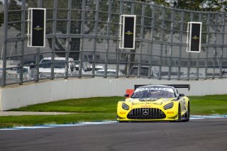 #99 Mercedes-AMG GT3 of Maro Engel, Luca Stolz and Jules Gounon, Mercedes-AMG Team Craft-Bamboo Racing, Intercontinental GT Challenge, GT3 Overall\SRO, Indianapolis Motor Speedway, Indianapolis, IN, USA, October 2021
 | Brian Cleary/SRO