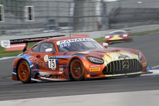 #75 Mercedes-AMG GT3 of Kenny Habul, Martin Konrad and Michael Grenier, SunEnergy 1 Racing, Intercontinental GT Challenge, GT3 Pro Am\SRO, Indianapolis Motor Speedway, Indianapolis, IN, USA, October 2021
 | Brian Cleary/SRO