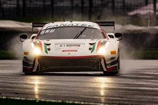#61 Ferrari 488 GT3 of Jean-Claude Said, Conrad Grunewald and Mark Kvamme, AF Corse, Intercontinental GT Challenge, GT3 Am\SRO, Indianapolis Motor Speedway, Indianapolis, IN, USA, October 2021
 | Sarah Weeks/SRO             