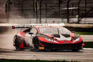 #91 Lamborghini Huracan GT3 Evo of Jeff Burton and Vesko Kozarov, Reardon Racing, Intercontinental GT Challenge, GTWCA Pro AM\SRO, Indianapolis Motor Speedway, Indianapolis, IN, USA, October 2021
 | Sarah Weeks/SRO             