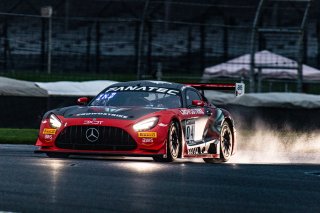 #04 Mercedes_AMG GT3 of George Kurtz, David Askew, and Ben Keating, DXDT Racing, Intercontinental GT Challenge, GT3 Pro-Am\SRO, Indianapolis Motor Speedway, Indianapolis, IN, USA, October 2021
 | Sarah Weeks/SRO             