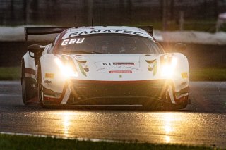 #61 Ferrari 488 GT3 of Jean-Claude Said, Conrad Grunewald and Mark Kvamme, AF Corse, Intercontinental GT Challenge, GT3 Am\SRO, Indianapolis Motor Speedway, Indianapolis, IN, USA, October 2021
 | Sarah Weeks/SRO             