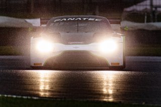 #12 Aston Martin Vantage AMR GT3 of Frank Gannett, Ian Lacy and Drew Stavely, Ian Lacy Racing, Intercontinental GT Challenge, GT3 Pro-Am\SRO, Indianapolis Motor Speedway, Indianapolis, IN, USA, October 2021
 | Sarah Weeks/SRO             