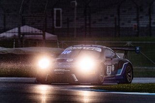 #20 Porsche GT3-R (991.ii) of Fred Poordad, Jan Heylen, and Max Root, Wright Motorsports, Intercontinental GT Challenge, GT3 Silver Cup\SRO, Indianapolis Motor Speedway, Indianapolis, IN, USA, October 2021
 | Sarah Weeks/SRO             