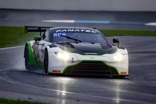 #12 Aston Martin Vantage AMR GT3 of Frank Gannett, Ian Lacy and Drew Stavely, Ian Lacy Racing, Intercontinental GT Challenge, GT3 Pro-Am\SRO, Indianapolis Motor Speedway, Indianapolis, IN, USA, October 2021
 | Brian Cleary/SRO