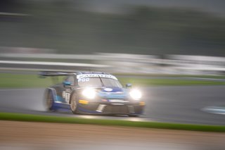 #20 Porsche GT3-R (991.ii) of Fred Poordad, Jan Heylen, and Max Root, Wright Motorsports, Intercontinental GT Challenge, GT3 Silver Cup\SRO, Indianapolis Motor Speedway, Indianapolis, IN, USA, October 2021
 | SRO Motorsports Group