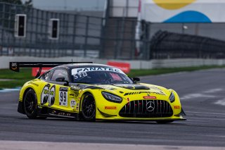 #99 Mercedes-AMG GT3 of Maro Engel, Luca Stolz and Jules Gounon, Mercedes-AMG Team Craft-Bamboo Racing, Intercontinental GT Challenge, GT3 Overall\SRO, Indianapolis Motor Speedway, Indianapolis, IN, USA, October 2021
 | Sarah Weeks/SRO             