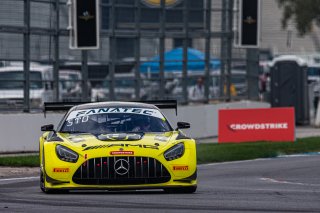 #99 Mercedes-AMG GT3 of Maro Engel, Luca Stolz and Jules Gounon, Mercedes-AMG Team Craft-Bamboo Racing, Intercontinental GT Challenge, GT3 Overall\SRO, Indianapolis Motor Speedway, Indianapolis, IN, USA, October 2021
 | Sarah Weeks/SRO             