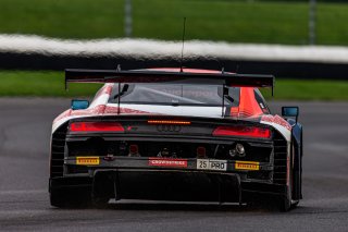 #25 Audi R8 LMS GT3 of Christopher Haase, Markus Winkelhock and Patric Niederhauser, Audi Sport Team Sainteloc, Intercontinental GT Challenge, GT3 Overall\SRO, Indianapolis Motor Speedway, Indianapolis, IN, USA, October 2021
 | Sarah Weeks/SRO             