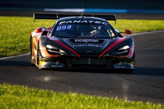#70 McLaren 720 S GT3 of Brendan Iribe, Kevin Madsen and Ollie Millroy, Inception Racing, Intercontinental GT Challenge, GT3 Pro Am\SRO, Indianapolis Motor Speedway, Indianapolis, IN, USA, October 2021
 | Brian Cleary/SRO