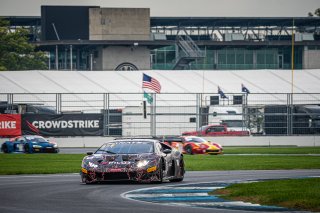 #10 Lamborghini Huracan GT3 Evo of Bill Sweedler, John Megrue, and Giacom Altoe, TR3 Racing, Intercontinental GT Challenge, GT3 Pro-Am\SRO, Indianapolis Motor Speedway, Indianapolis, IN, USA, October 2021
 | SRO Motorsports Group