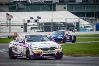 #82 BMW M4 GT4 of Nick Galante, Devin Jones and James Walker, BimmerWorld, Intercontinental GT Challenge, GT4\SRO, Indianapolis Motor Speedway, Indianapolis, IN, USA, October 2021
 | SRO Motorsports Group